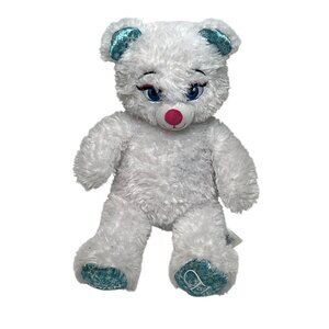 Build A Bear Frozen Elsa Plush 16” Teddy Bear White Disney